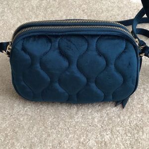 Banana Republic Velvet Camera Crossbody Bag